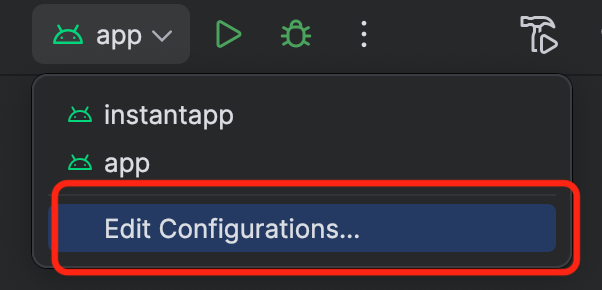 Edit Configuration