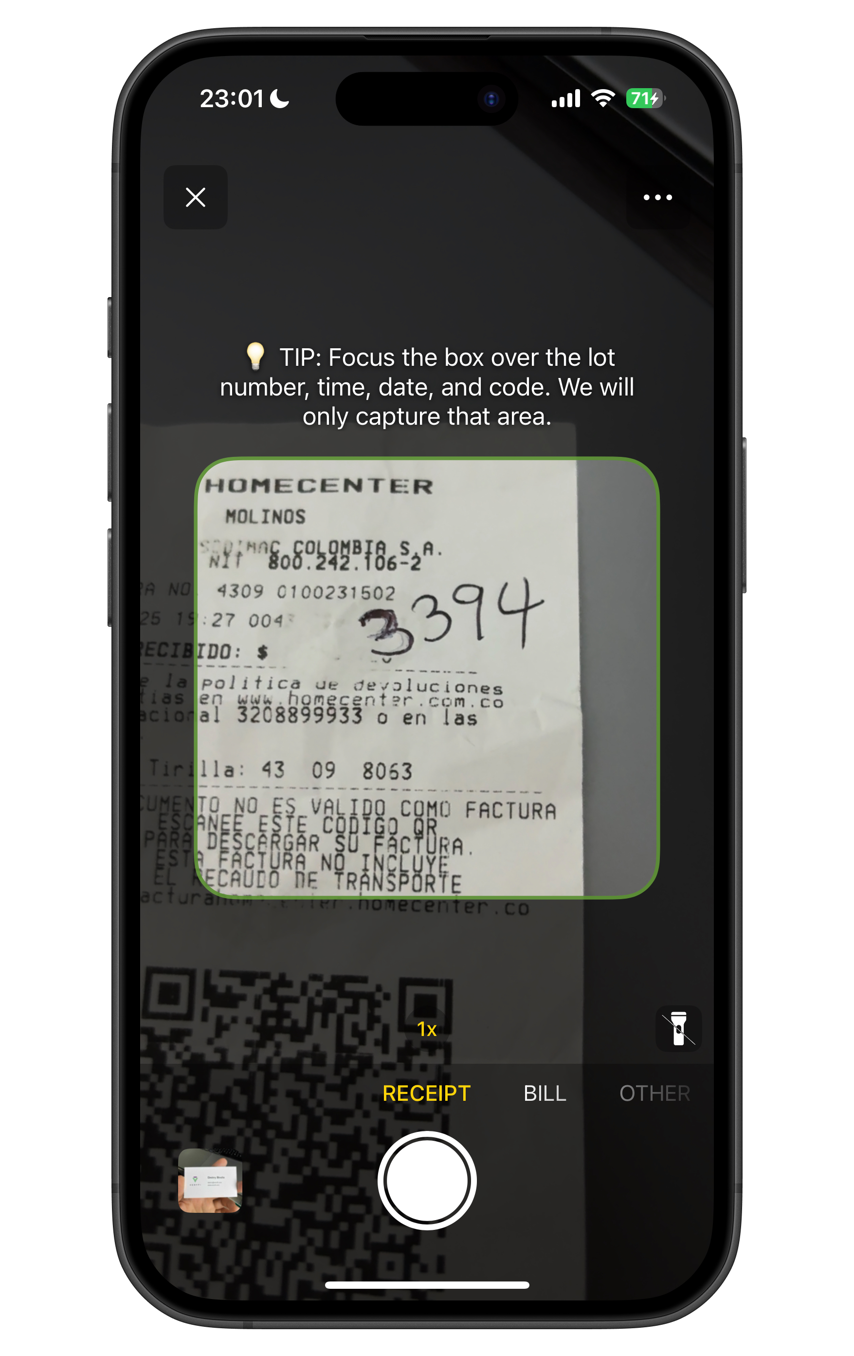 Crop Layout iOS example